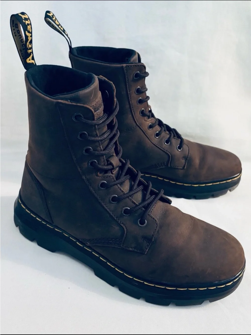Dr. Martens Combs Crazy Horse Leather Boots